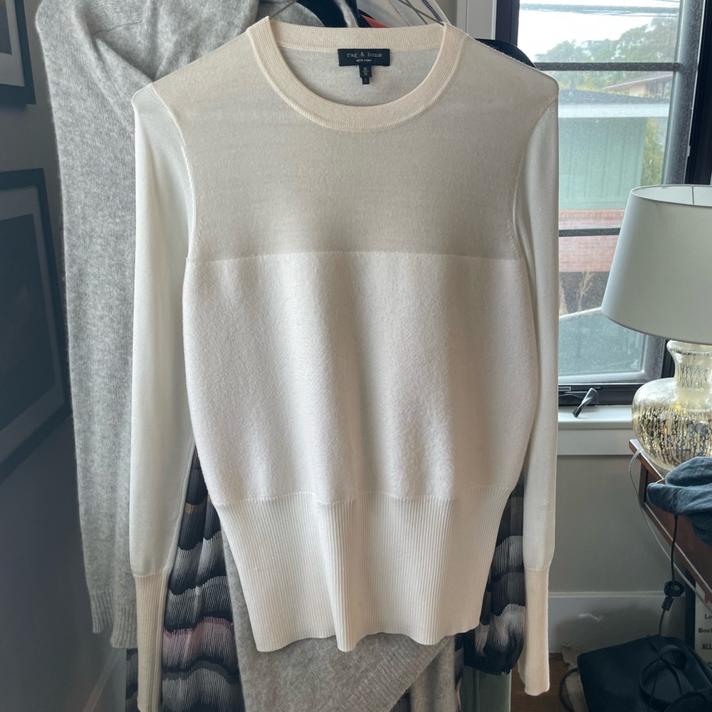 Rag and Bone Cream Sweater